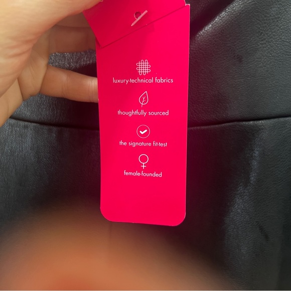 NWT Commando Faux Leather Wide Leg Pant - SLG66 - Black - Small - Picture 12 of 12